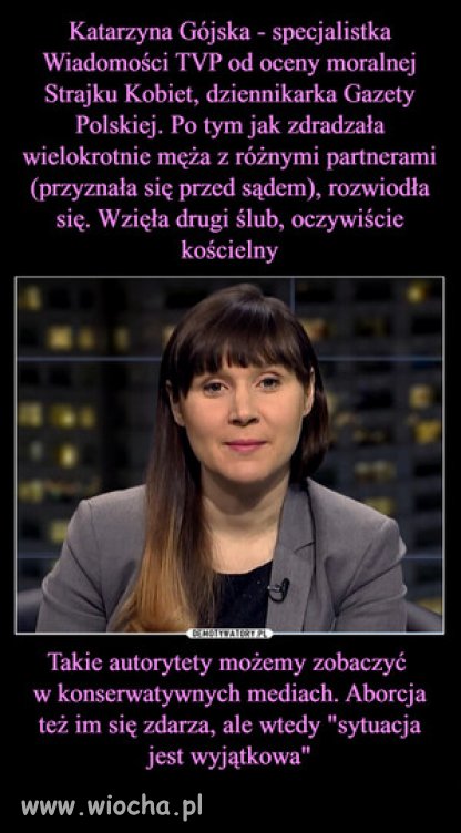 Kolejny przyklad moralnosci, prawicowej propagandy