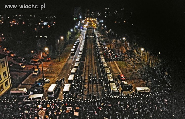 Granica  polsko-białoruska na Żoliborzu