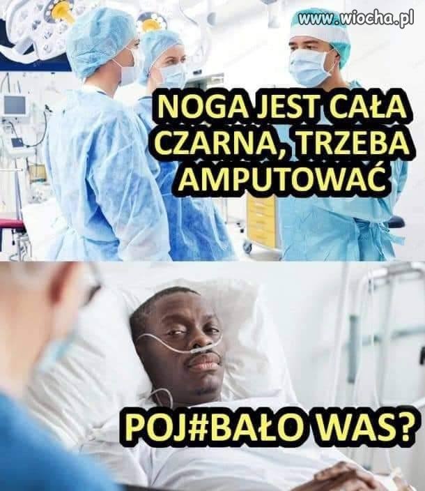 Noga do amputacji