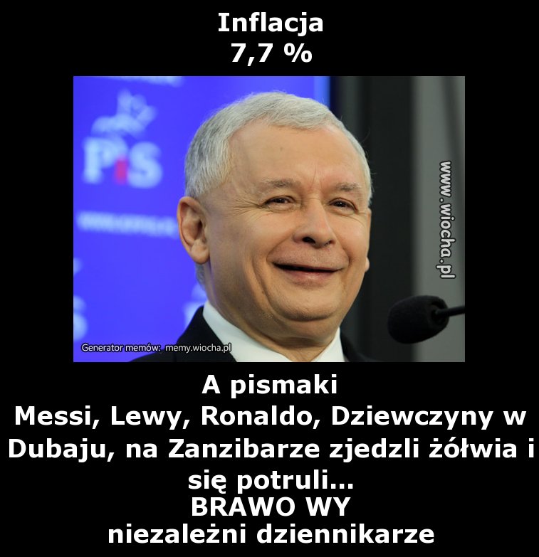 Inflacja
7,7 %