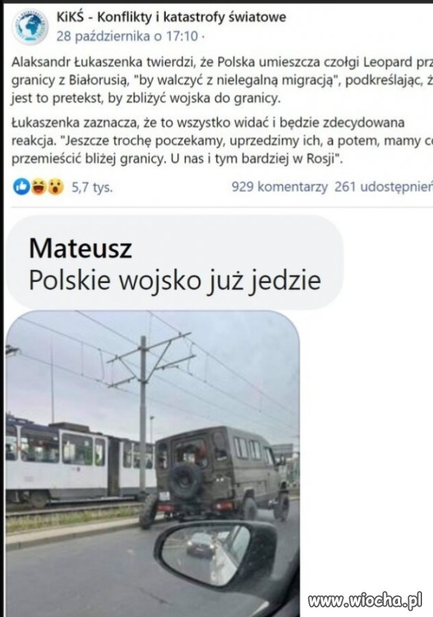 Prowokacje na granicy 