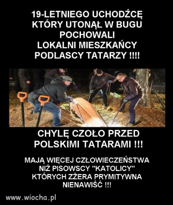 To są prawdziwi ludzie. Szacunek.