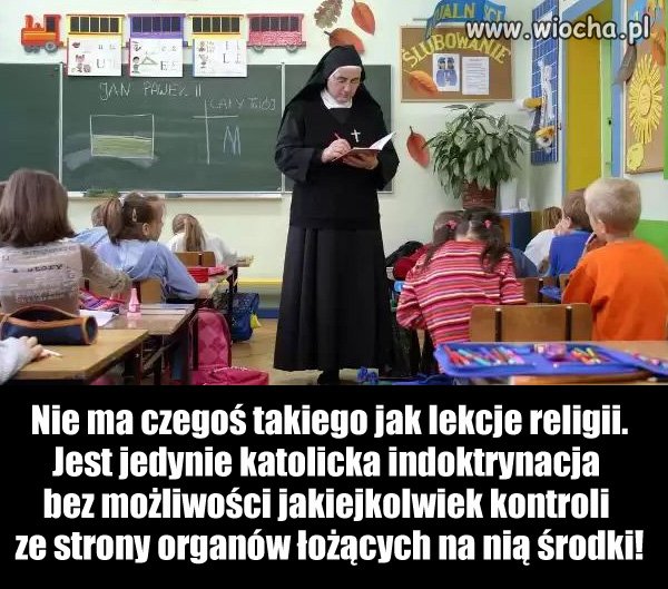 Nie ma lekcji religii