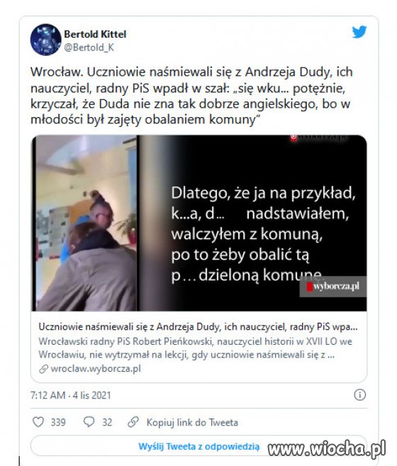 Dla mlodziezy, PiS i sekta kosciola to wielki obciach!