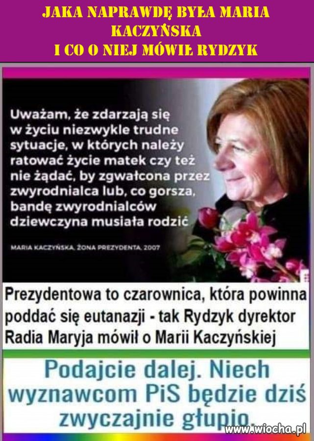 Jaka naprawdę była Maria Kaczyńska i co o niej mówił Rydzyk