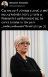 Fakt że przyklepała ustawę i to nie sama