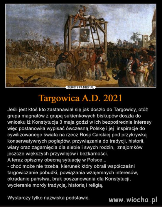 Historia w Polsce, kolem sie toczy...