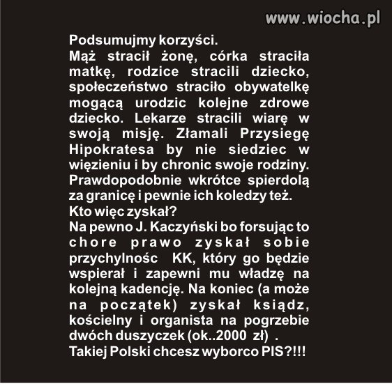 Parlament stanowi prawo