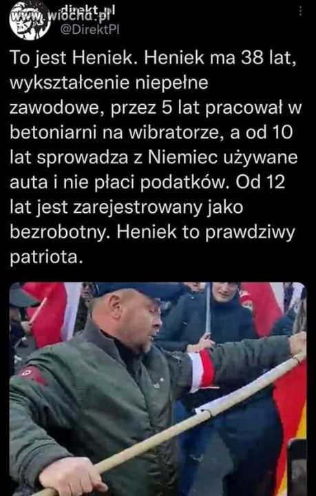 Taki mały przekrój typowego typa od bąka
