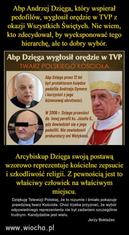 Nareszcie TVPiS pokazuje prawdziwe oblicze Kosciola...