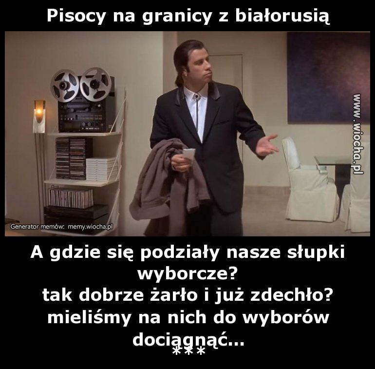 Pisocy na granicy z białorusią