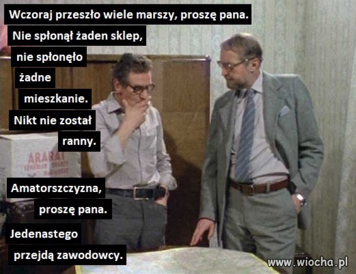 Poczekamy na bilans pokojowej manifestacji