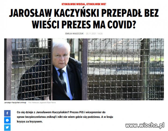 Jarosław Kaczyński zniknął. Wódz nam uciekł z pola bitwy?