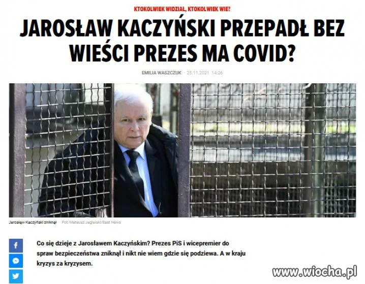 Jarosław Kaczyński zniknął. Wódz nam uciekł z pola bitwy?