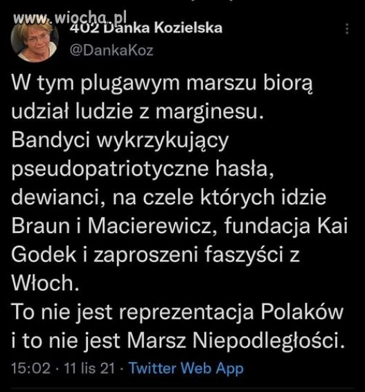 Pod egidą tego rządu i pis