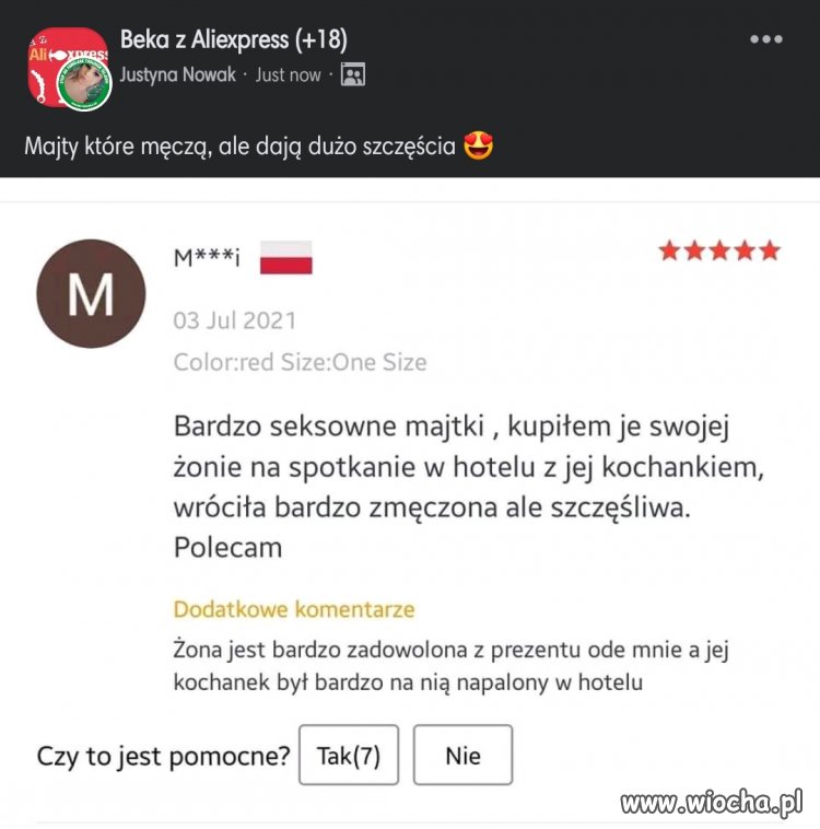 Majty z AliExpress
