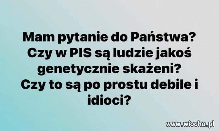Dobre pytanie ...