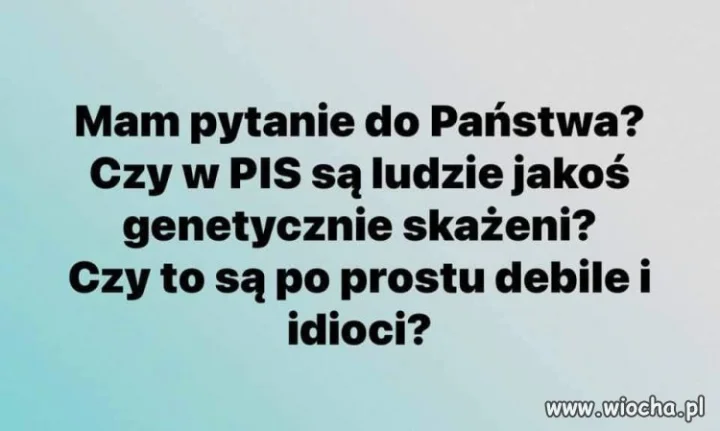 Dobre pytanie ...
