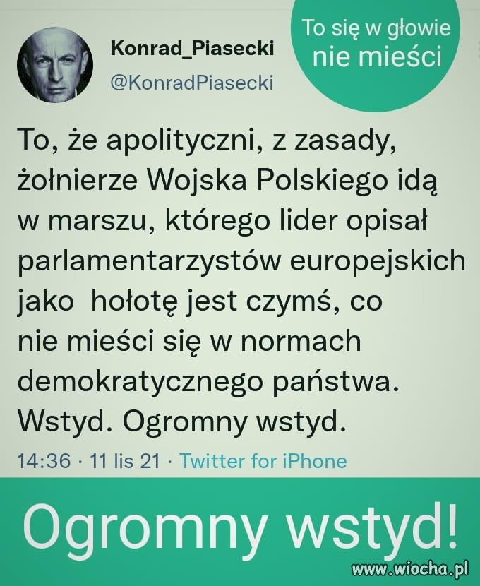 Oni już wstydu nie mają 