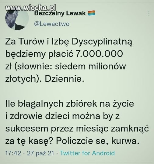 Ten rząd te zbiórki ma ogólnie w doopie