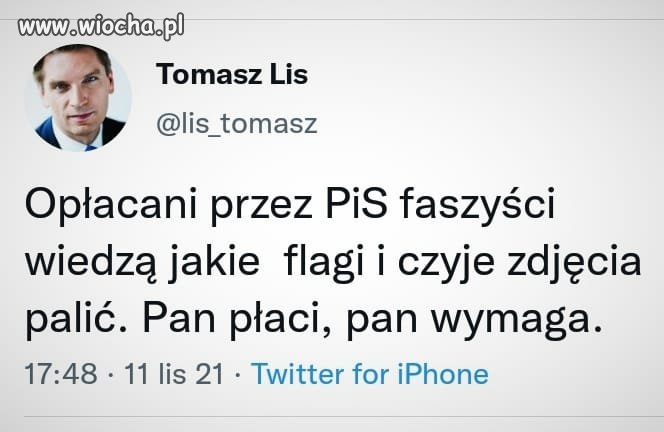 Pan wymaga 