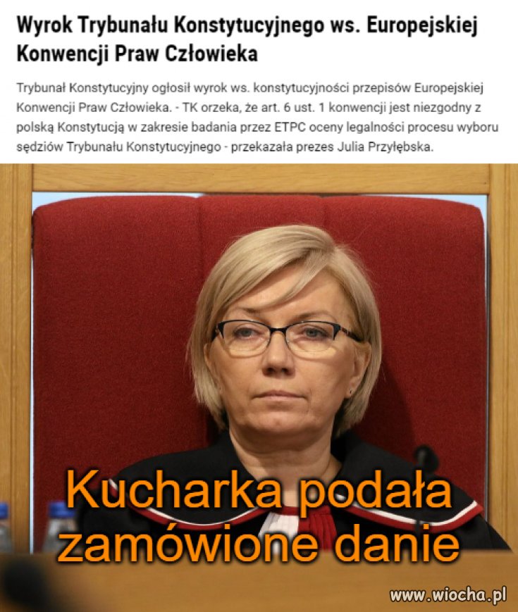 Wysmażyła wyrok na zamówienie 