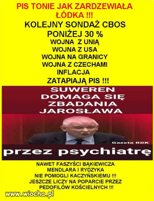  Nie do lekarza,tylko przed sąd i za kraty.