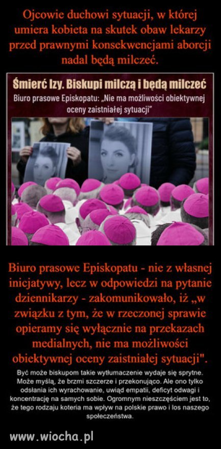 Episkopat przerażony protestami, nabrali wody w usta!