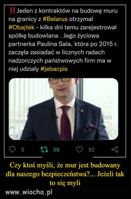 PiS nie robi niczego w czym nie ma wala...