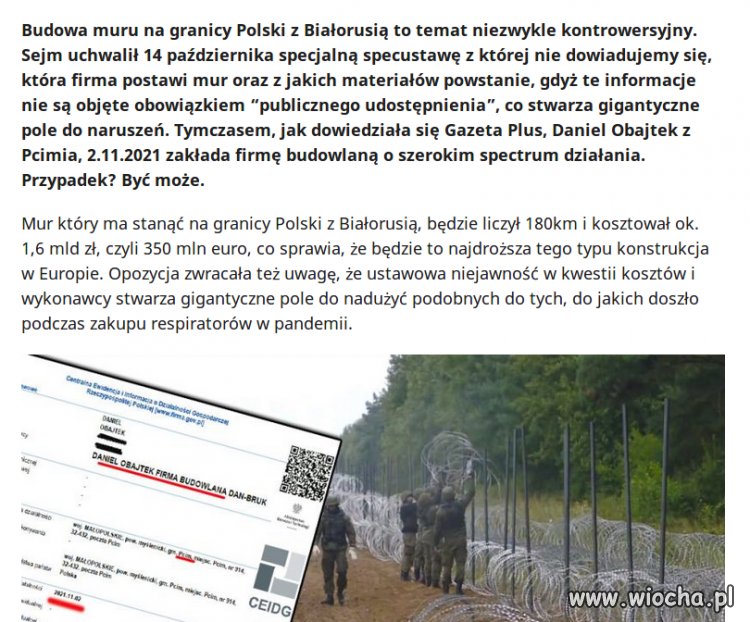 I po to jest właśnie ten mur