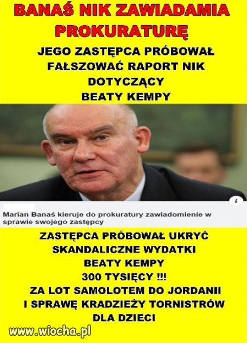 Bo PiS już wszędzie ma swoich miernych ale wiernych...