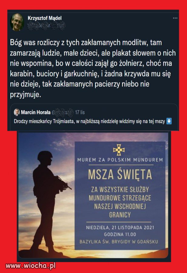 Ale oni w żadnego boga nie wierzą.