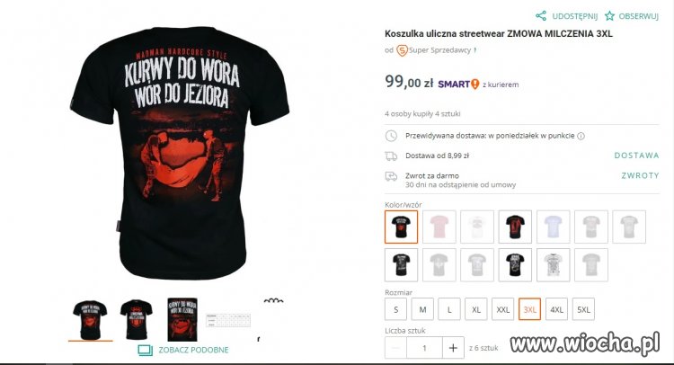 Koszulka ulicznego patrioty