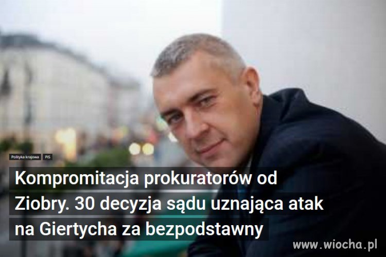 Kolejna, 30 już, przegrana Ziobry w sprawie Giertycha. 