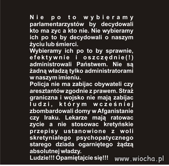 Po co wybieramy  tzw. władze