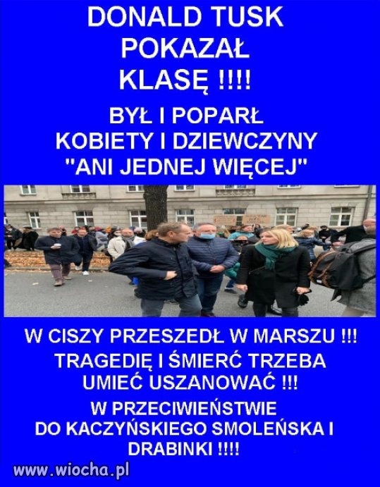 DONALD TUSK POKAZAŁ KLASĘ !!!