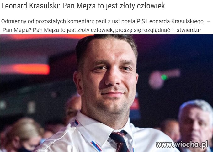 Dziwne że nie kryształowy