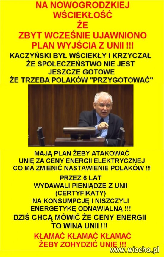 Wściekłość Kaczyńskiego 