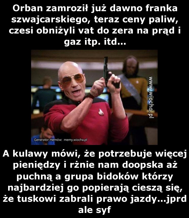 Orban zamroził już dawno franka szwajcarskiego,