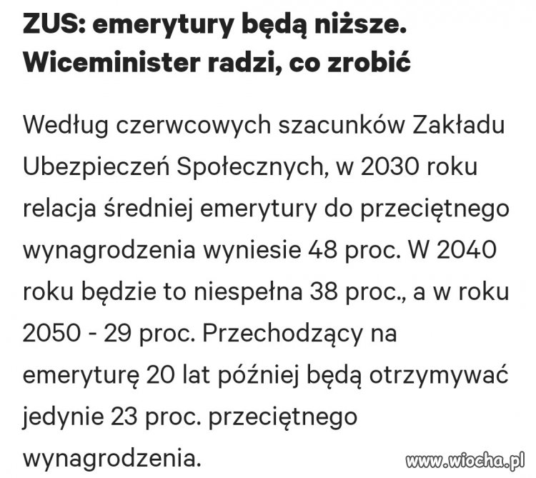 Co tam 2050, tera je pińcet plus