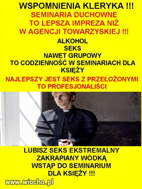 Sekta kościoła ostoja moralności i cnót...(hipokryzji)