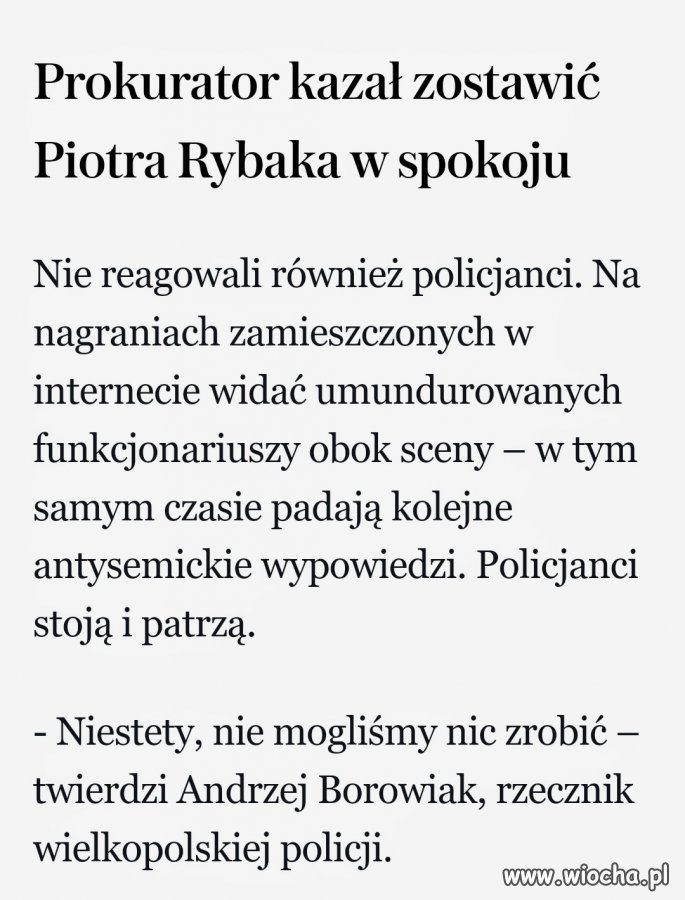 I cóż się dziwić, skoro  Ziobro  takie rzeczy legalizuje.
