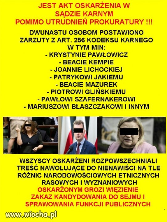 Przyszła kryska na Matyska...i przyjdzie na resztę