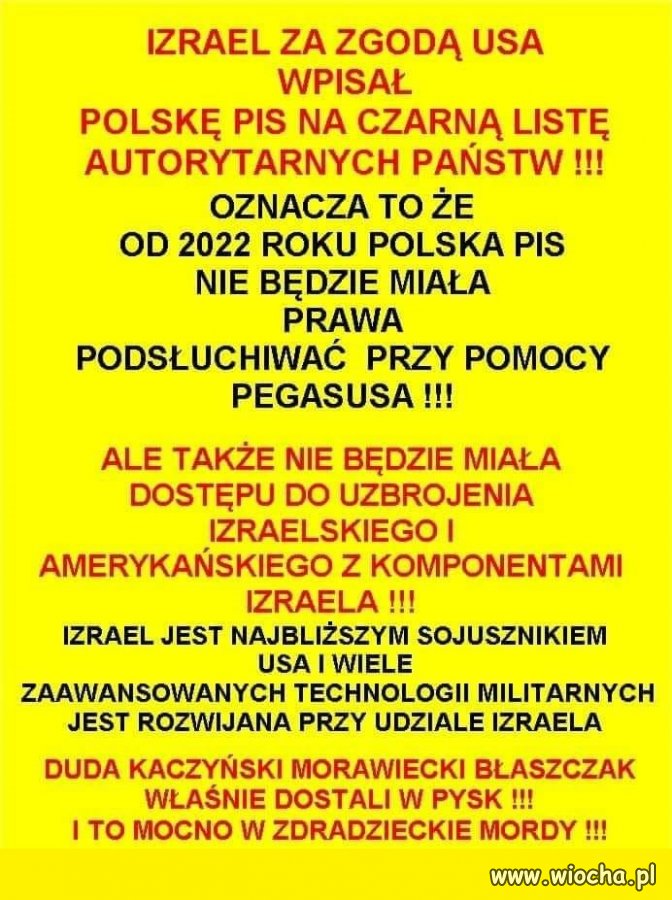 To są dokonania pisowskiej 'dyplomacji' ...