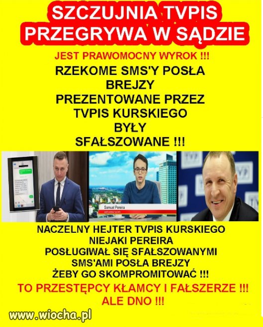 Szczujnia PiSu klamala, klamie i bedzie klamala...