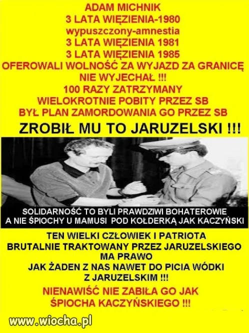 Polska ma zyjacych bohaterow a rzadza nia smiecie!
