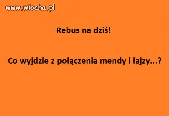 Rebus  na dziś