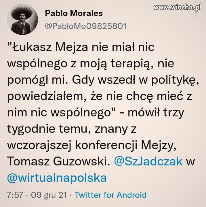 Pan Guzowski będzie nowym doradcę ?