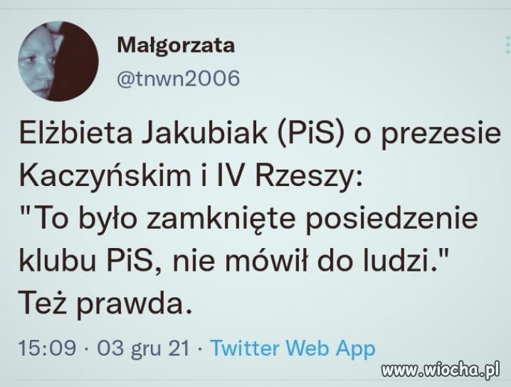 Nie mówił do ludzi