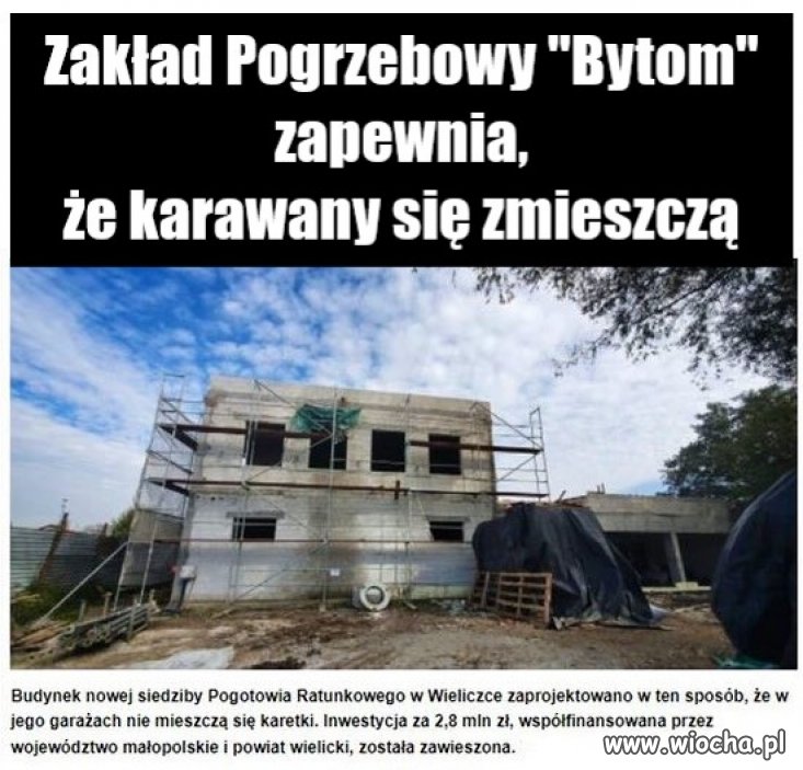Zakład Pogrzebowy ''Bytom'' zapewnia, że karawany się zmieszczą